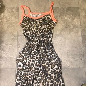 Cheetah romper